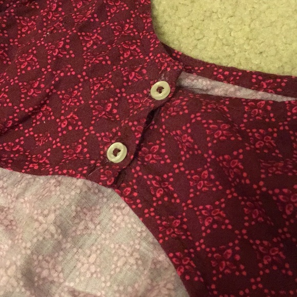 Red patterned romper - Picture 4 of 4
